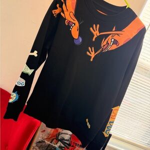 Nickelodeon Black Sweatshirt with Orange Logo Tag